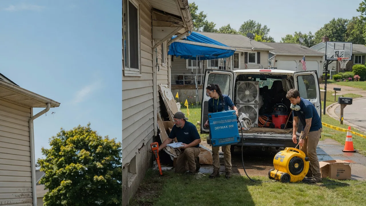 Ceiling Leak Cleanup in Michigan near me