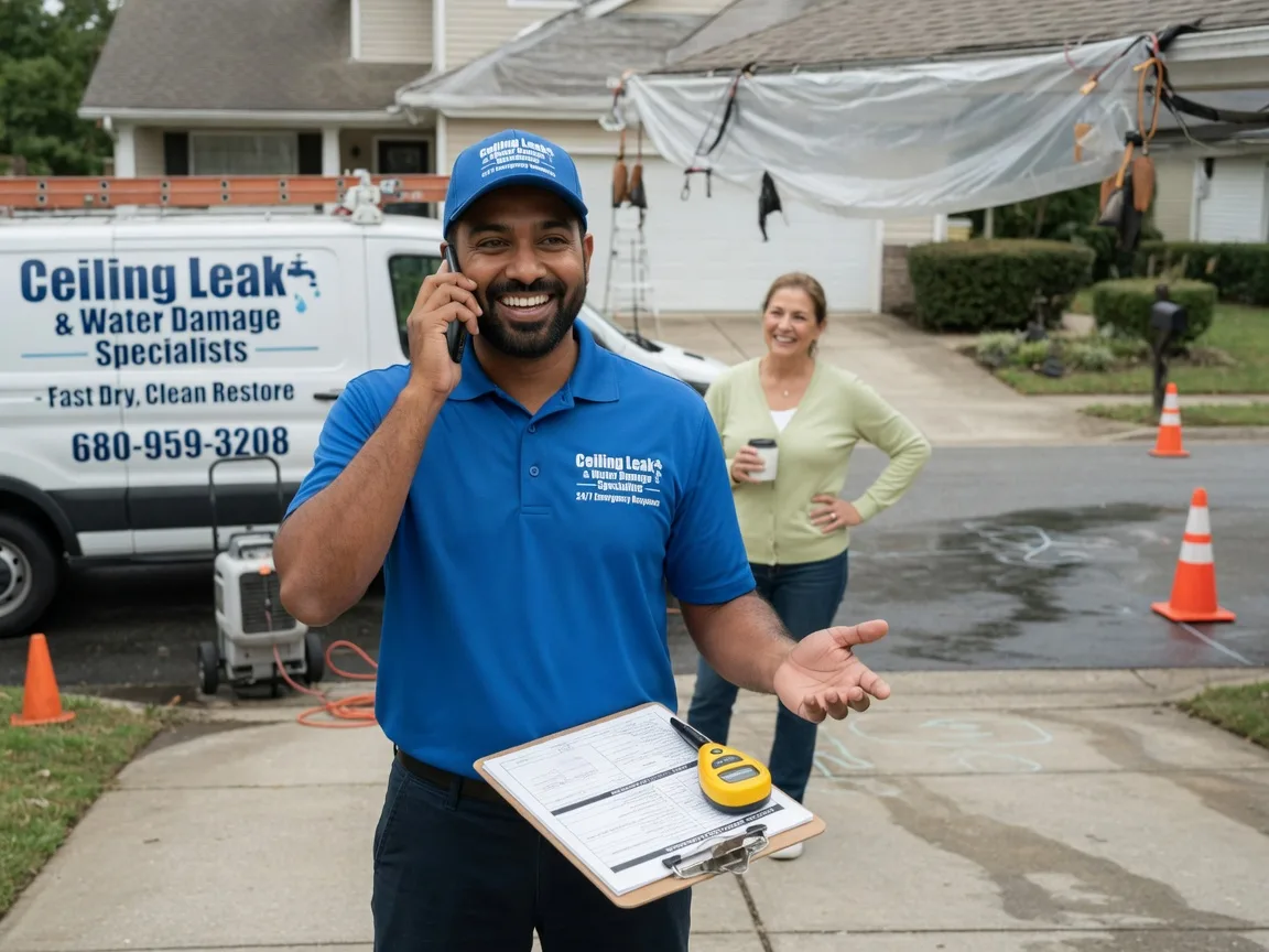 Ceiling Leak Cleanup Michigan FAQs